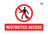 Restricted Access Correx Sign