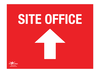 Site office Straight A2 Forex 5mm Sign