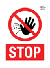 Stop A2 Forex 5mm Sign