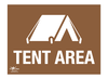 Tent Area Correx Sign