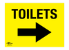 Toilets Right A2 Forex 5mm Sign