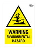 Warning Enviromental Hazard Correx Sign