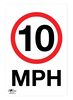 10 Mph Correx Sign