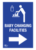 Baby Changing Facilities Right Correx Sign