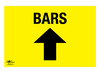 Bars Straight Correx Sign