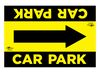 Car Park Reversible A3 Dibond Sign