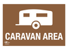 Caravan Area Correx Sign