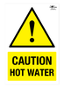 Caution Hot Water A3 Forex 5mm Sign