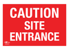 Caution Site Entrance A3 Dibond Sign