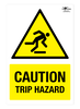 Caution Trip Hazard A3 Dibond Sign