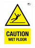 Caution Wet Floor A3 Dibond Sign