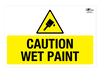 Caution Wet Paint Correx Sign