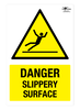 Danger Slippery Surface Correx Sign