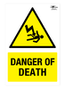 Danger of Death A3 Dibond Sign