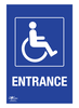 Disable Entrance Correx Sign