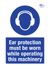 Ear Protection Must Be Worn Correx Sign