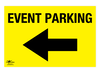 Event Parking Left Correx Sign