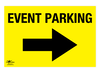 Event Parking Right Correx Sign