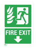Fire Exit A3 Forex 3mm Sign