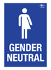 Gender Neutral A3 Forex 3mm Dibond Sign