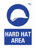 Hard Hat Area Correx Sign