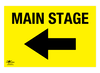 Main Stage Left Correx Sign