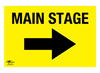 Main Stage Right Correx Sign