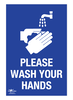 Please Wash Your Hands Correx Sign