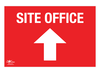 Site office Straight A3 Forex 3mm Sign