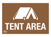 Tent Area Correx Sign