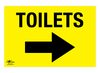 Toilets Right Correx Sign