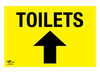 Toilets Straight A3 Forex 3mm Sign