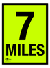 Fluorescent Correx 7 Miles 18x24" (A2)
